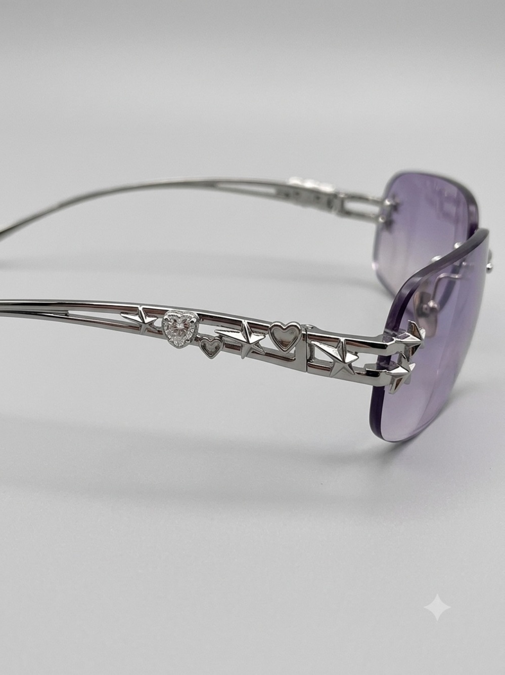 Gentle Monster Jennie Jentle Salon Glitter ii Sunglasses Silver Clear Gradient - Picture 4 of 16